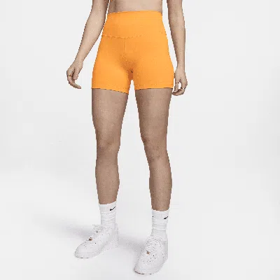 Nike Women's One High-waisted 5" Biker Shorts In Yellow