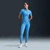 Nike Women's One High-waisted 7/8 Leggings In Unvblu,bla