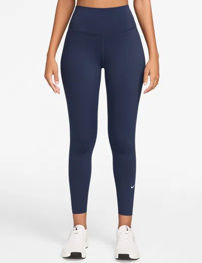 Nike Women's One High Waisted 7/8 Leggings In Blue
