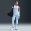 Nike Women's One High-waisted 7/8 Leggings With Pockets In Blue