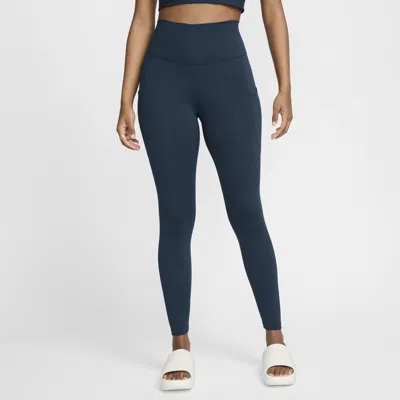 NIKE WOMEN'S ONE HIGH-WAISTED 7/8 LEGGINGS WITH POCKETS,1015605213
