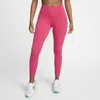 Nike Women's One High-waisted 7/8 Leggings With Pockets In Pink