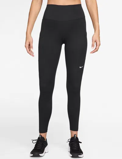 Nike Women's One High Waisted 7/8 Pocket Leggings In Black