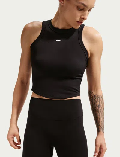 Nike Women's One High Waisted 8" Biker Shorts In Black