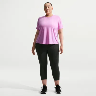 Nike Women's One High-waisted Crop Leggings (plus Size) In Black