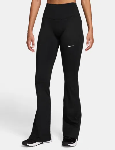 Nike Women's One High Waisted Flared Leggings In Black