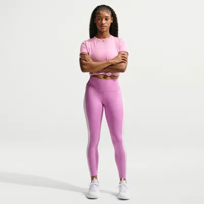 Nike Women's One High-waisted 7/8 Leggings In Pink