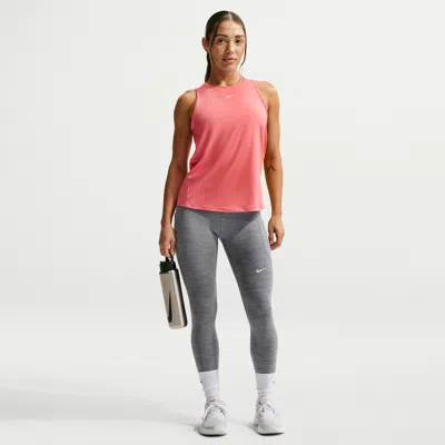 Nike Women's One High-waisted 7/8 Leggings With Pockets In Gray