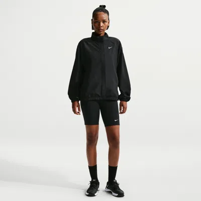 Nike Women's One High-waisted 8" Biker Shorts With Pockets In Black