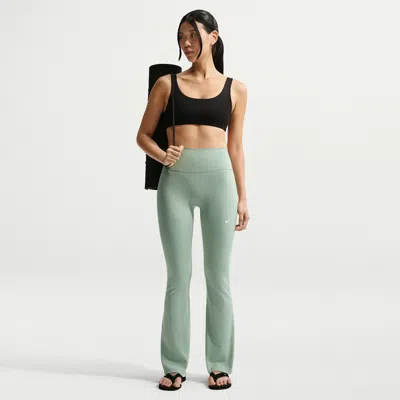 Nike Women's One High-waisted Flared Leggings In Green
