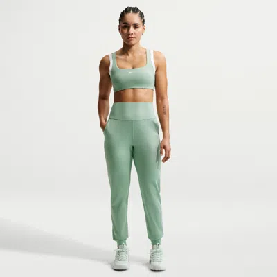 Nike Women's One High-waisted Full-length Knit Jogger Pants In Green