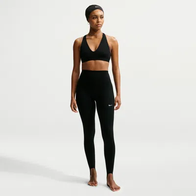 Nike Women's One High-waisted Full-length Stirrup Leggings In Black