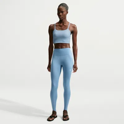 Nike Women's One High-waisted Full-length Stirrup Leggings In Blue