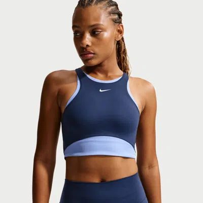 Nike Women's One Medium-support Padded Sports Bra In Blue