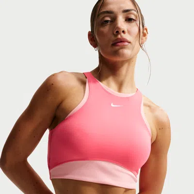 Nike Women's One Medium-support Padded Sports Bra In Pink