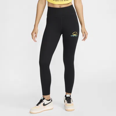 ☆NIKE☆Nike One N7 Women's Mid-Rise Full-Length Leggings Nike ONE N7 Mid Rise Full Length 7/8 Leggings Black New W