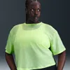 Nike Women's One Relaxed Dri-fit Cropped Short-sleeve Top (plus Size)