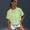 Nike Women's One Relaxed Dri-fit Cropped Short-sleeve Top In Yellow
