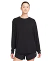 Nike One Relaxed Dri-fit Long-sleeve Top In Black,black