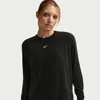 Nike Women's One Relaxed Dri-fit Long-sleeve Top In Black