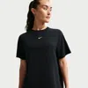 Nike Plus Size Sportswear Oversized Short-sleeve T-shirt In Black