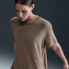 Nike Women's One Relaxed Dri-fit Short-sleeve Top In Brown