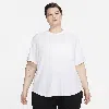 Nike Women's One Classic Dri-fit Short-sleeve Top (plus Size) In White