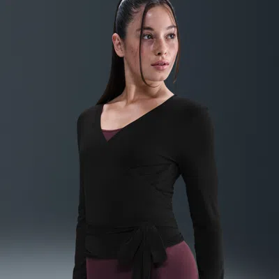 Nike Women's One Relaxed Dri-fit Top In Black