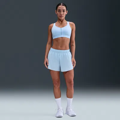 Nike Women's One Repel Mid-rise 3" Brief-lined Shorts In Blue