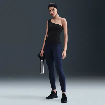 Nike Women's One Therma-fit High-waisted Full-length Leggings In Blue