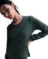 Nike Women's Therma-fit One Long-sleeve Top In Vintg,whit