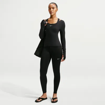Nike Women's One Therma-fit High-waisted Full-length Leggings In Black
