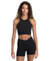 Nike Women's One Twist Light-support Lightly Lined High-neck Sports Bra In Black,black,pcg3c
