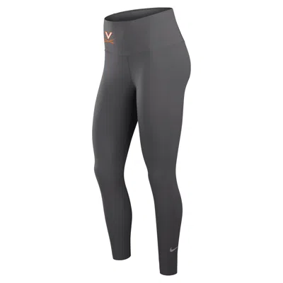 Nike Women's One (virginia) Dri-fit High-rise Leggings In Blue