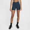 Nike Women's One Wrap High-waisted 5" Biker Shorts In Blue