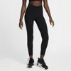 Nike Women's One Wrap High-waisted 7/8 Leggings In Black