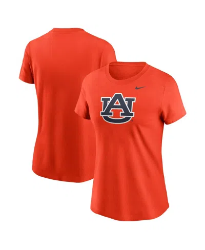 Nike Women's Orange Auburn Tigers Primary Logo T-shirt