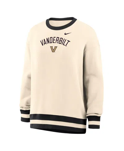 Nike Women's Oversized Graphic Crewneck Sweatshirt In Yellow