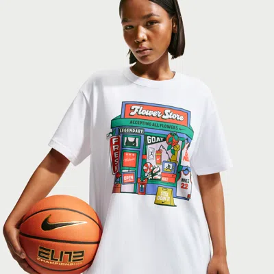 Nike Women's Oversized Graphic T-shirt In White