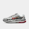 Nike Women's P-6000 Casual Shoes In White/varsity Red/metallic Platinum/dark Charcoal