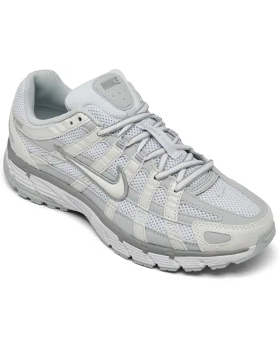 Nike Women's P-6000 Casual Sneakers From Finish Line In Metallic Summit White,whi