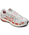 Nike P-6000 Sneaker In Sail,picante Red