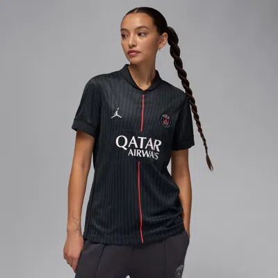 Nike Women's Paris Saint-germain 2025/26 Stadium Fourth Jordan Dri-fit Soccer Replica Jersey In Black