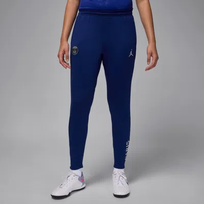 Nike Women's Paris Saint-germain Strike Fourth Jordan Dri-fit Soccer Knit Pants In Blue