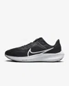 NIKE WOMEN'S PEGASUS 40 ROAD RUNNING SHOES IN BLACK/IRON GREY/WHITE