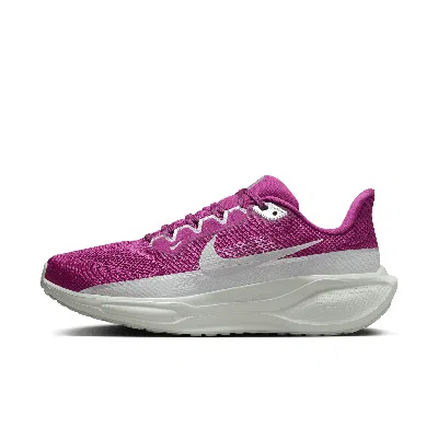 Nike Air Zoom Pegasus 41 Rpm Road Running Shoe In Lt Silver/hot Fuchsia/metallic Silver