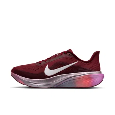 Nike Woman Sneakers Burgundy Size 8 Textile Fibers In Red