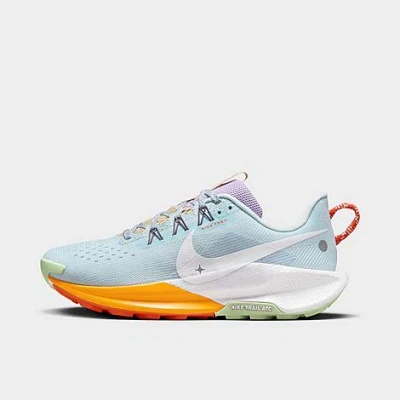 Nike Pegasus Trail 5 Sneakers In Blue And Orange In Glacier Blue/daybreak/sundial/white