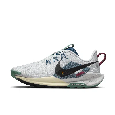 Nike Women's Pegasus Trail 5 Trail Running Shoes In White/ Blue/ Cedar/ Black