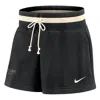 Nike Women's Phoenix Fleece College (north Carolina A&t University) Mid-rise 4" Shorts In Black